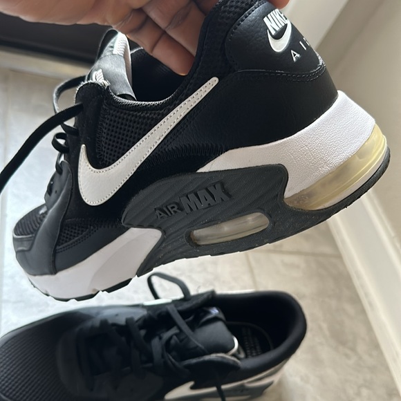 Fairly used Nike Air Max Excee in color black and white, US size 11.5. - Picture 12 of 14